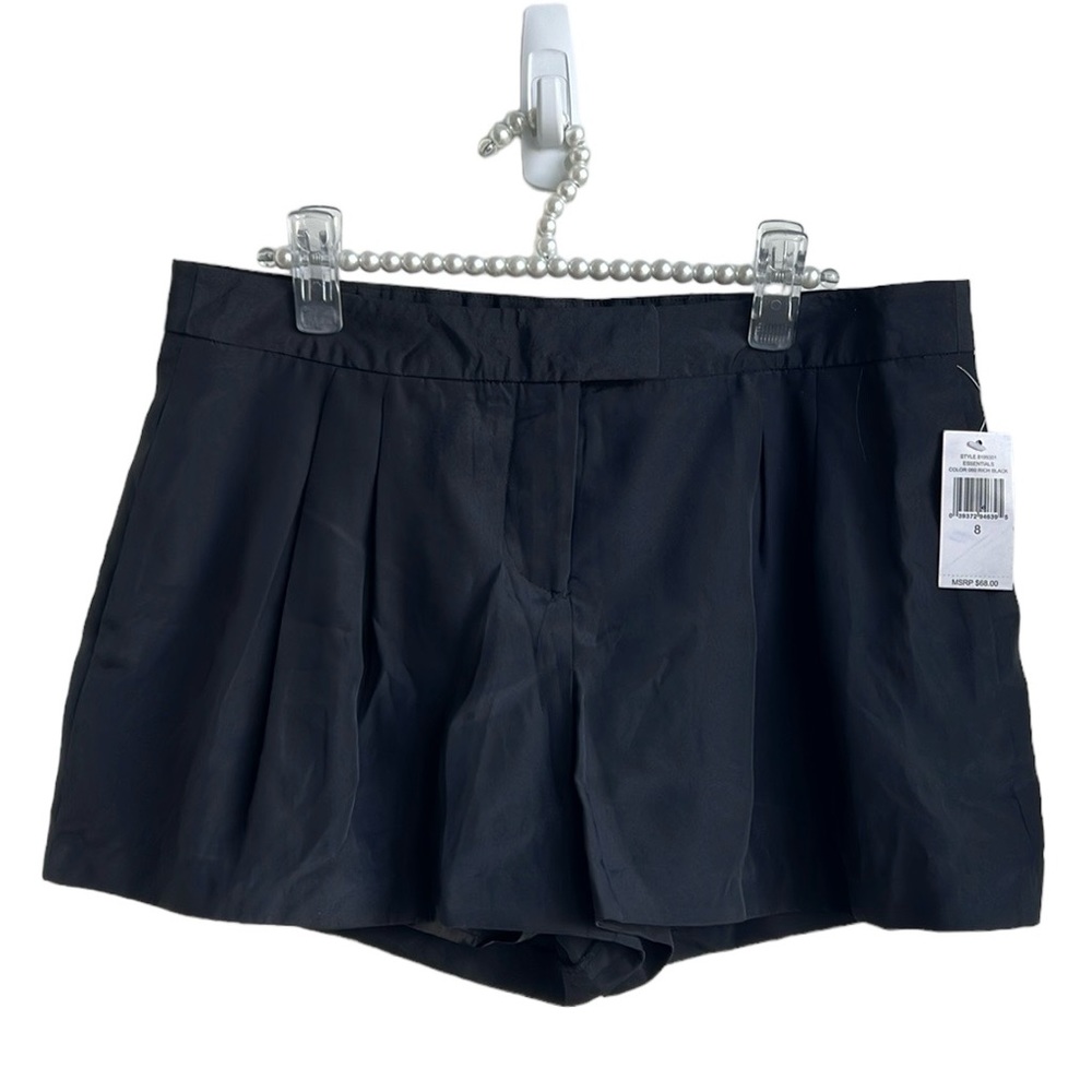 1.State Black front pocket shorts